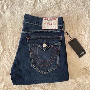 True Religion Dark Blue Men’s Geno Relaxed Slim Jeans